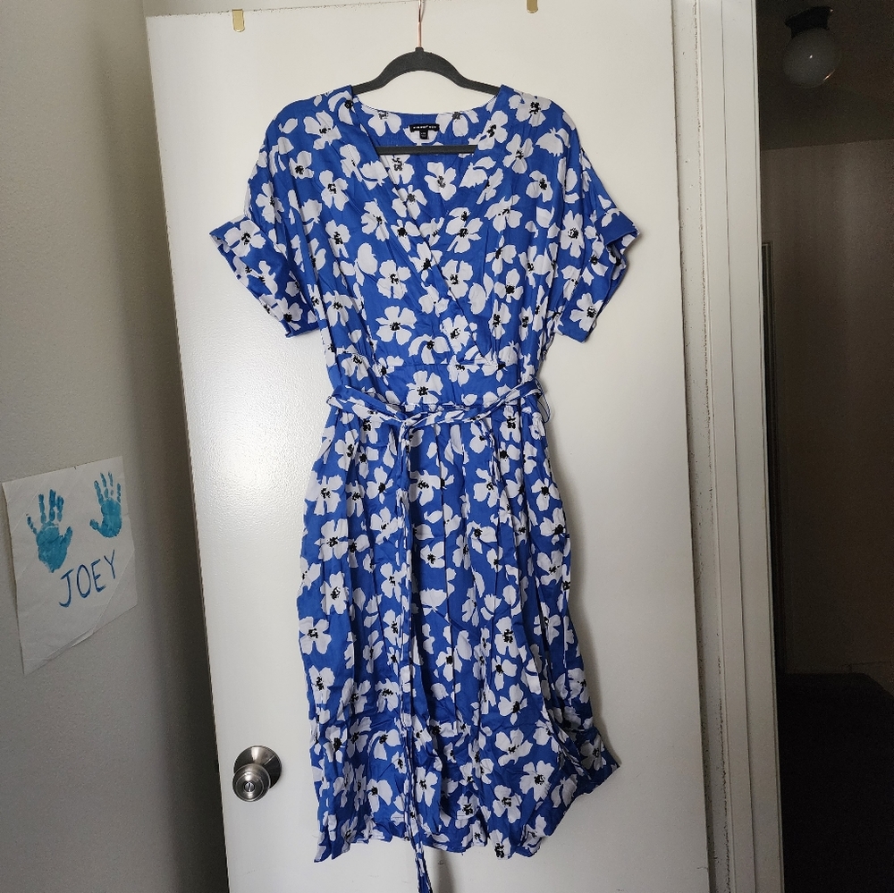 Blue flower dress